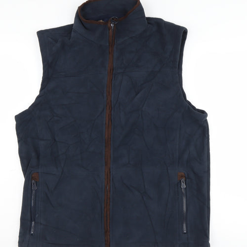 Country Estate Men’s Blue Fleece Waistcoat S