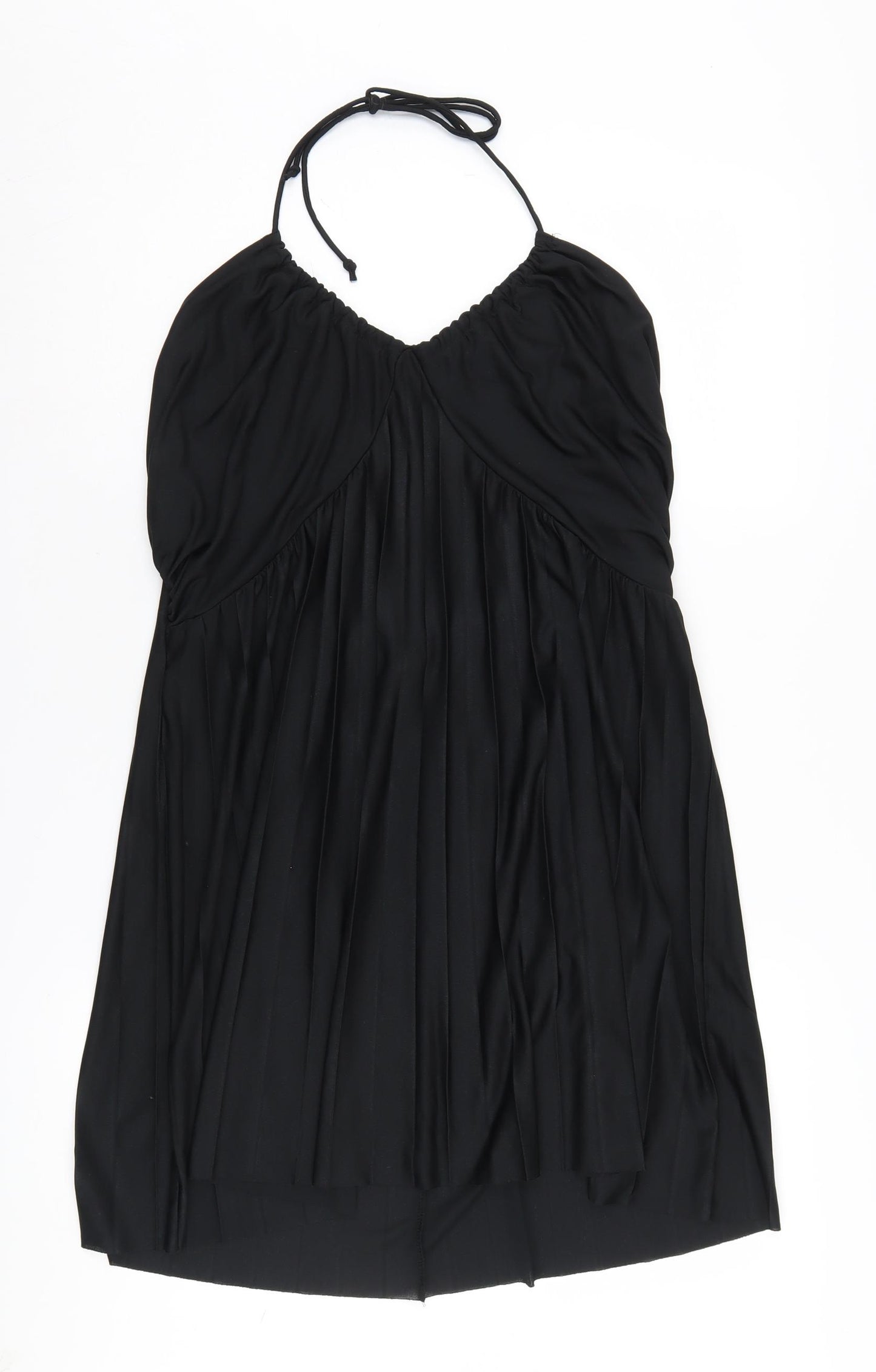 ASOS Black Women's Halter Slip Dress, Size 18