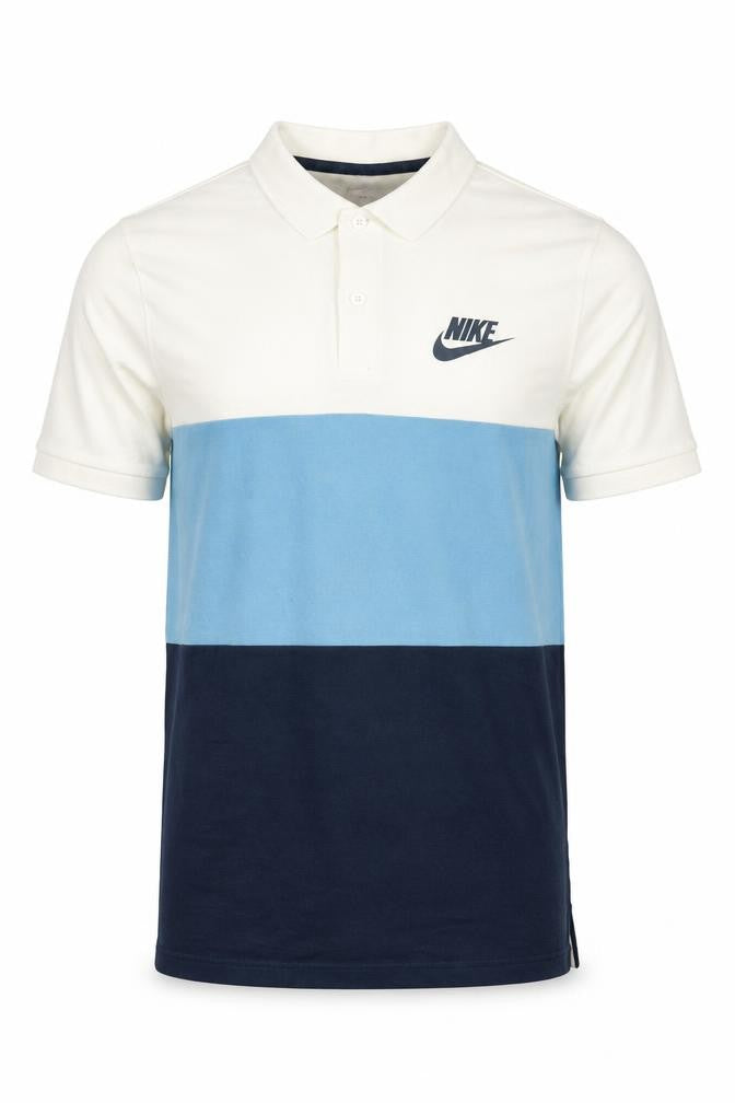Front view of Nike Men's Multicoloured Polo Shirt M Colourblock