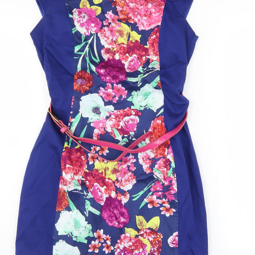 Apricot Women's Multicoloured Floral Pencil Dress M