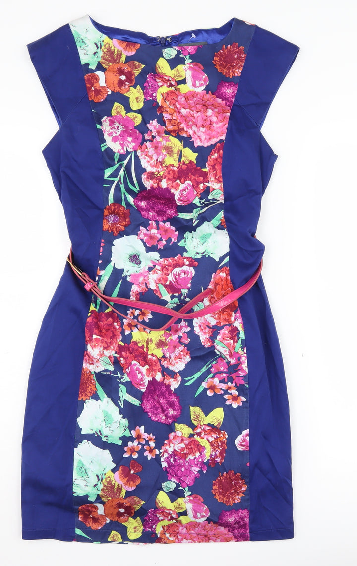 Apricot Women's Multicoloured Floral Pencil Dress M