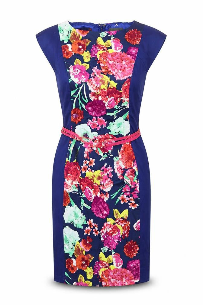 Apricot Women's Multicoloured Floral Pencil Dress M