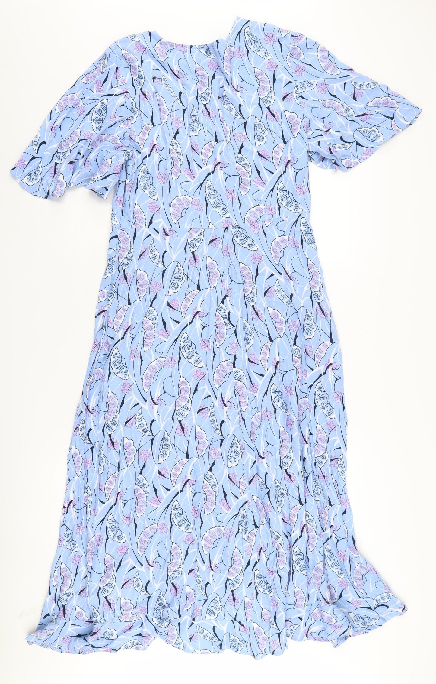 Marks and Spencer Women's Bohemian Midi Dress - Size 10