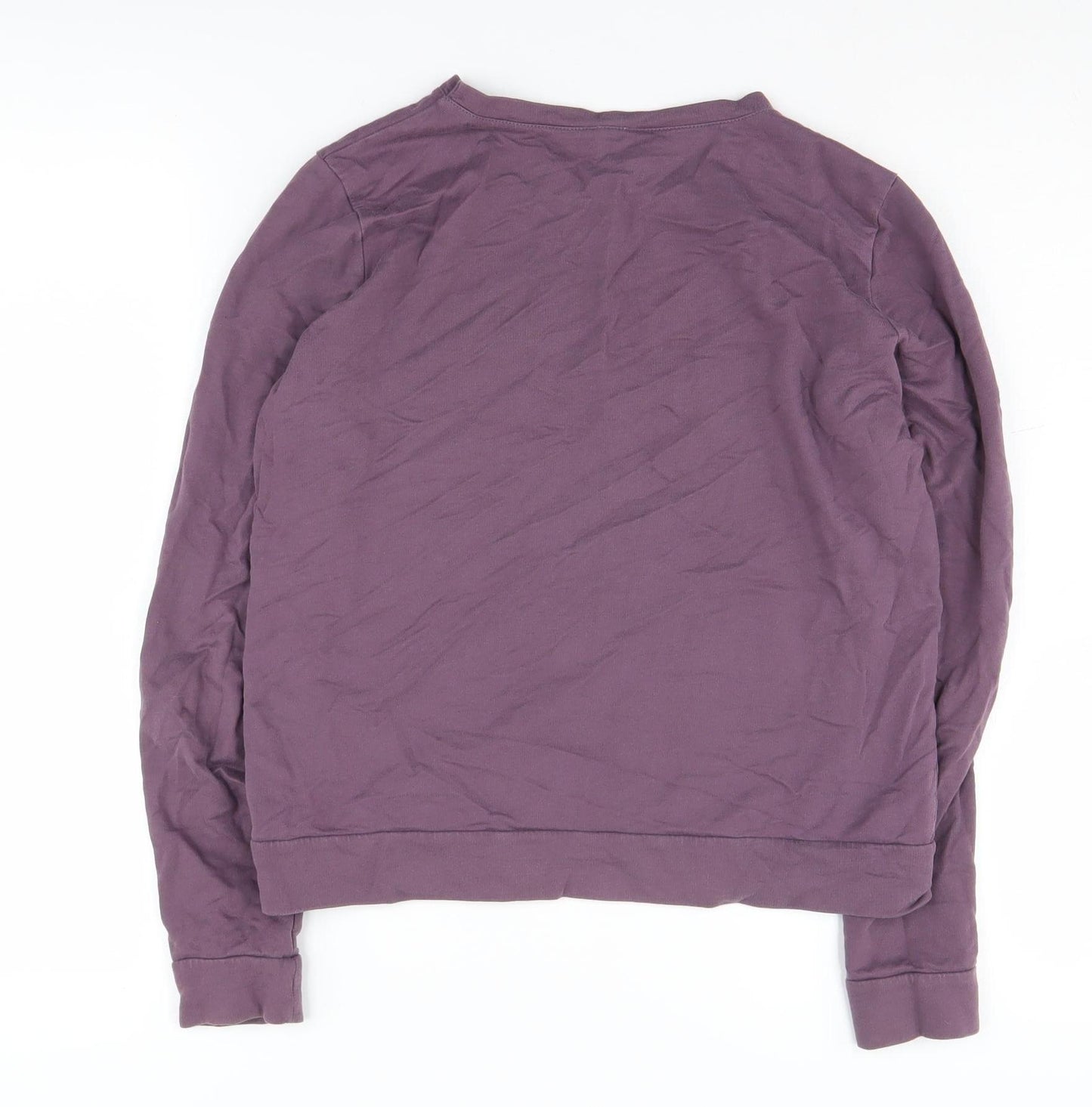 ASOS Women's Purple Cotton Pullover Sweatshirt UK 10