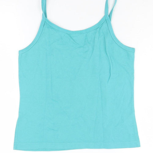 Lacoste Women's Blue Camisole Tank, Size 12, Casual Summer