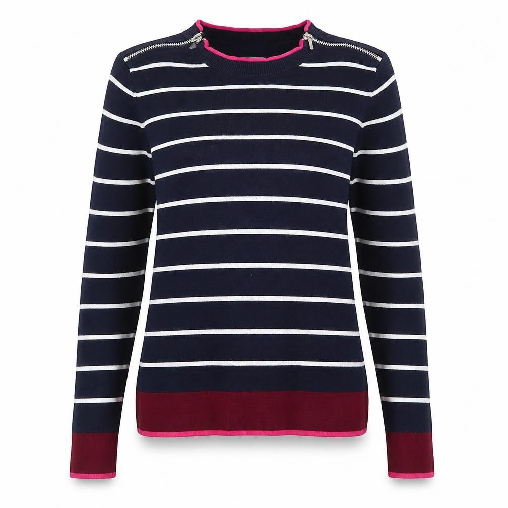 Debenhams Women's Blue Striped Petite Jumper