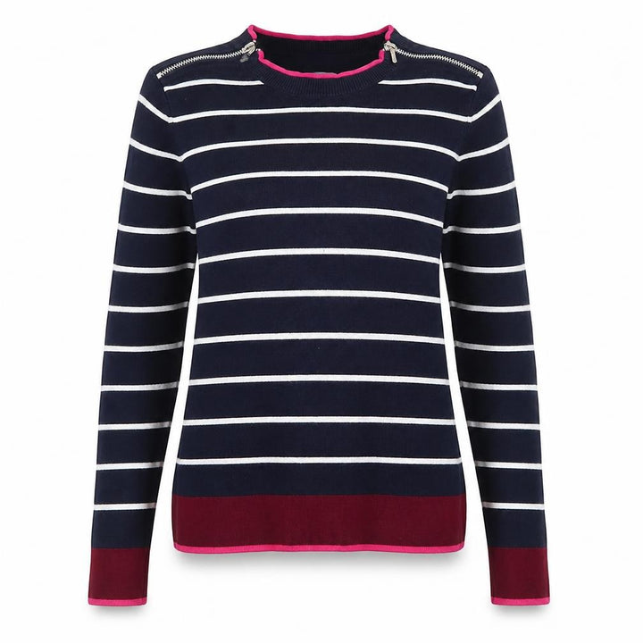 Debenhams Women's Blue Striped Petite Jumper