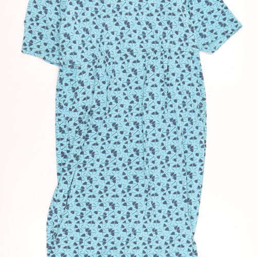 White Stuff Women's Blue Geometric Dress Size 10