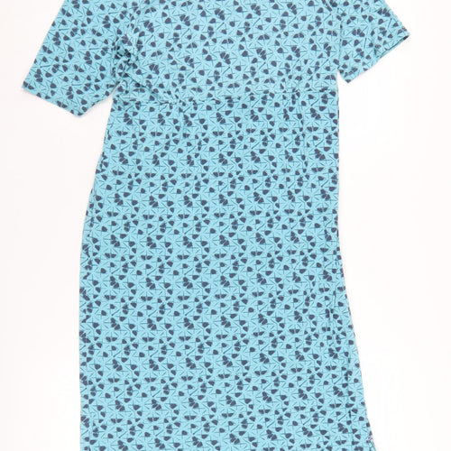White Stuff Women's Blue Geometric Dress Size 10