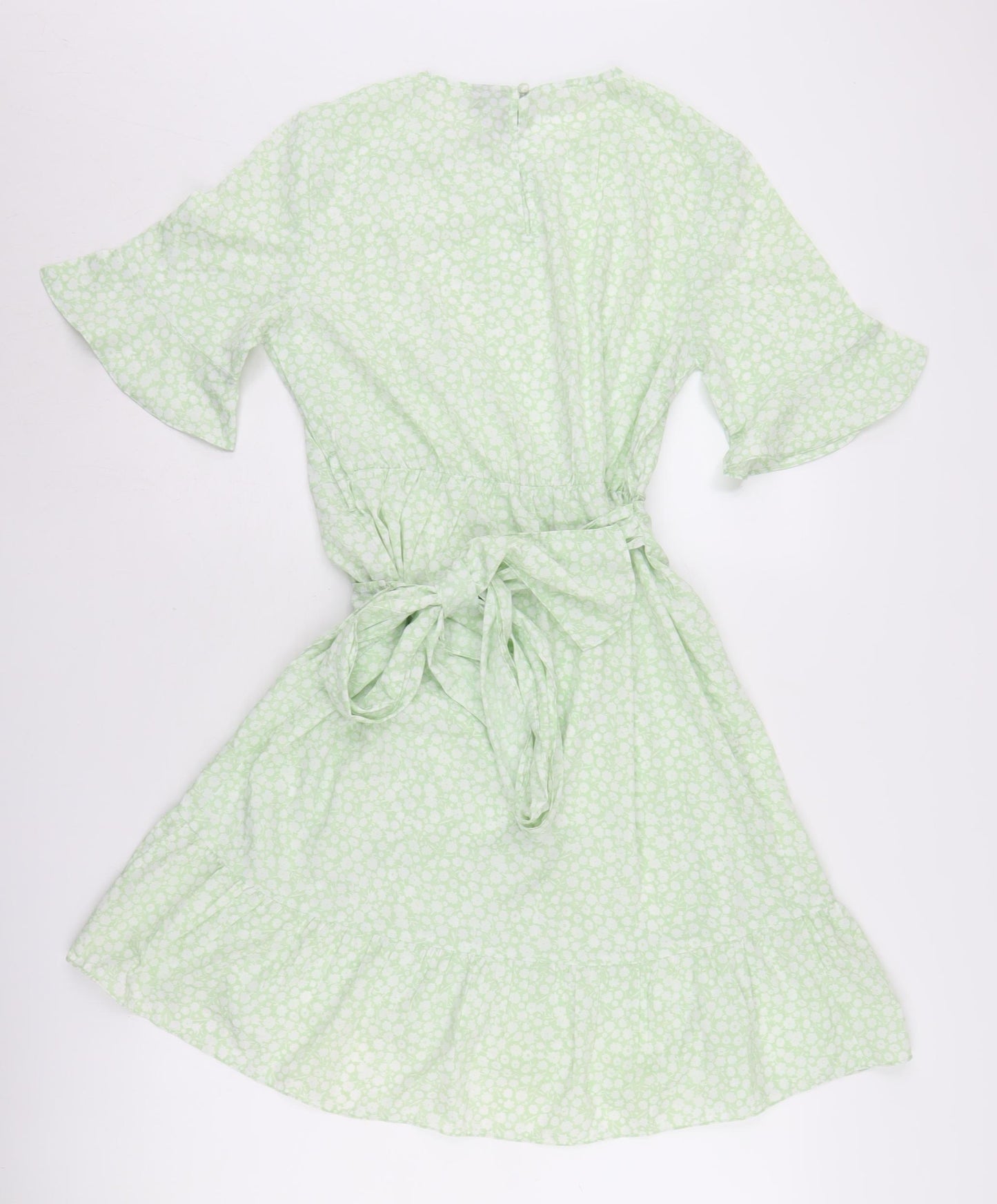 Vero Moda Women's Green Floral A-Line Dress - S