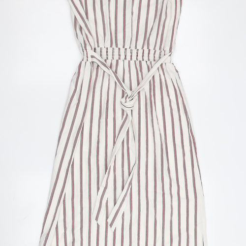 Oasis Women’s Multicoloured Size 10 Striped Dress