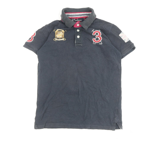 Rydale Girls Black Polo Shirt - Size 11-12 - Stylish & Sporty