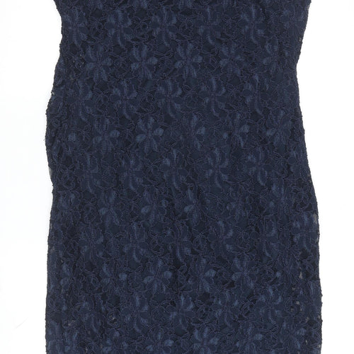 Dorothy Perkins Maternity Blue Sheath Dress Size 14