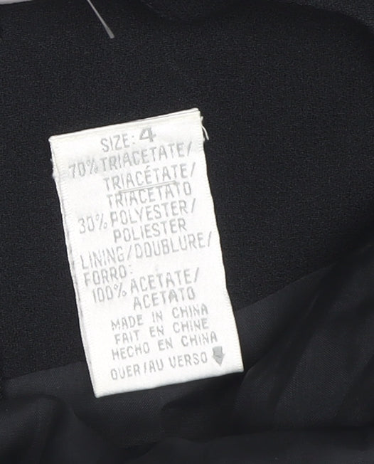 Liz Claiborne Women's Black Sheath Dress Size 4