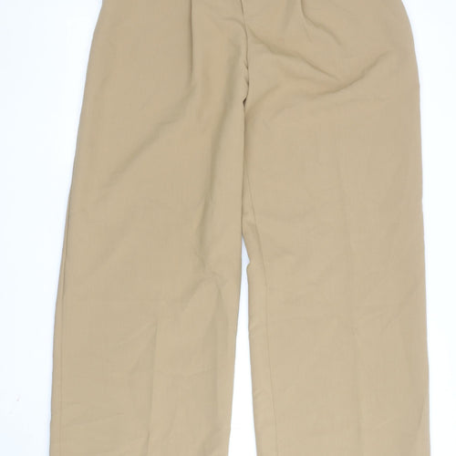 Cider Women's Beige Wide-Leg Dress Pants L
