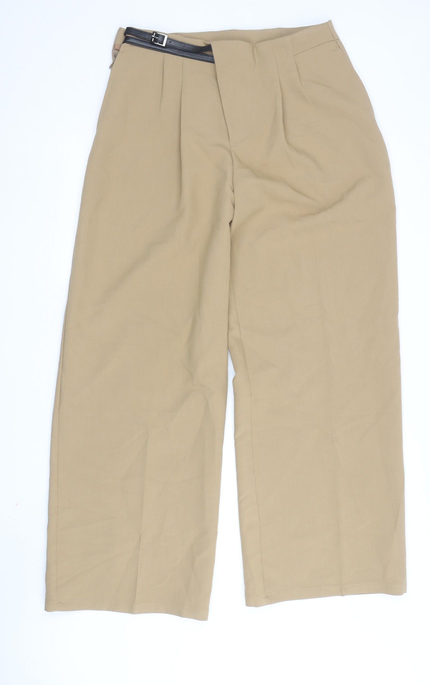Cider Women's Beige Wide-Leg Dress Pants L