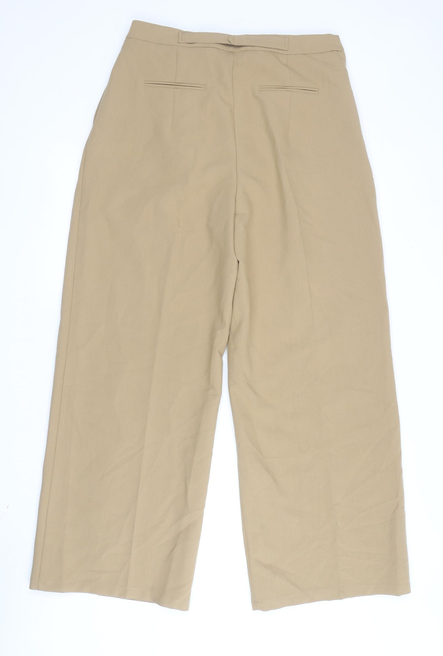 Cider Women's Beige Wide-Leg Dress Pants L