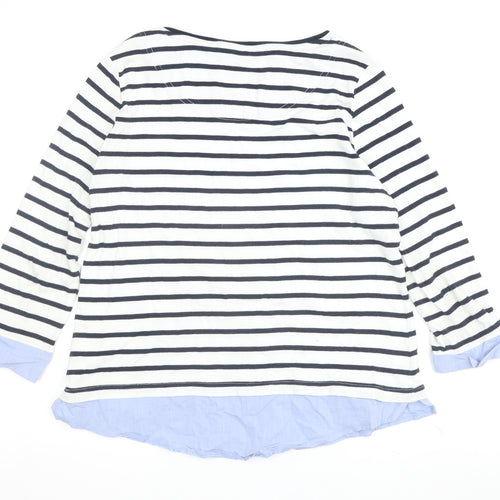 Maine New England Women's Striped T-Shirt Size 14