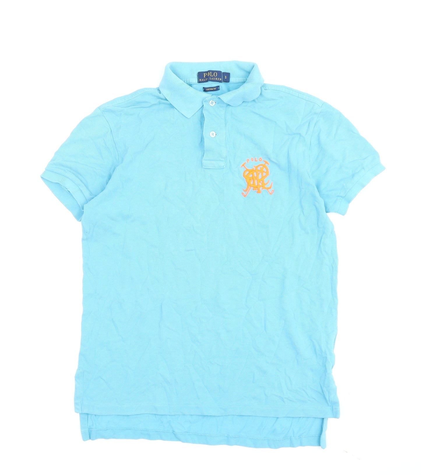 Ralph Lauren Men's Blue Polo Shirt Size S