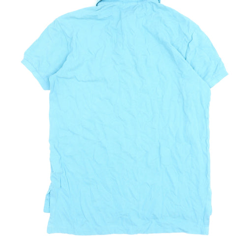 Ralph Lauren Men's Blue Polo Shirt Size S