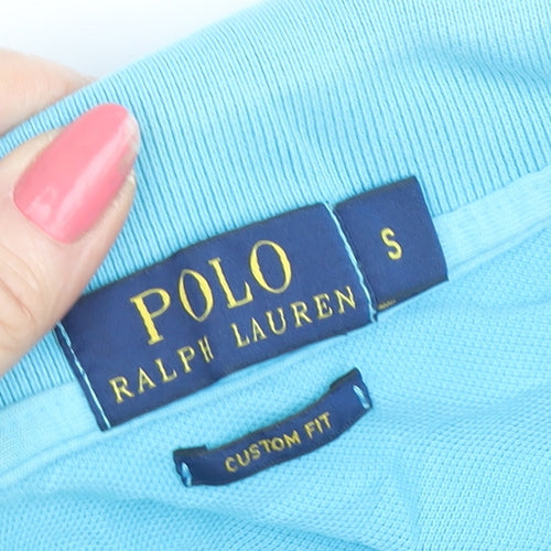 Ralph Lauren Men's Blue Polo Shirt Size S