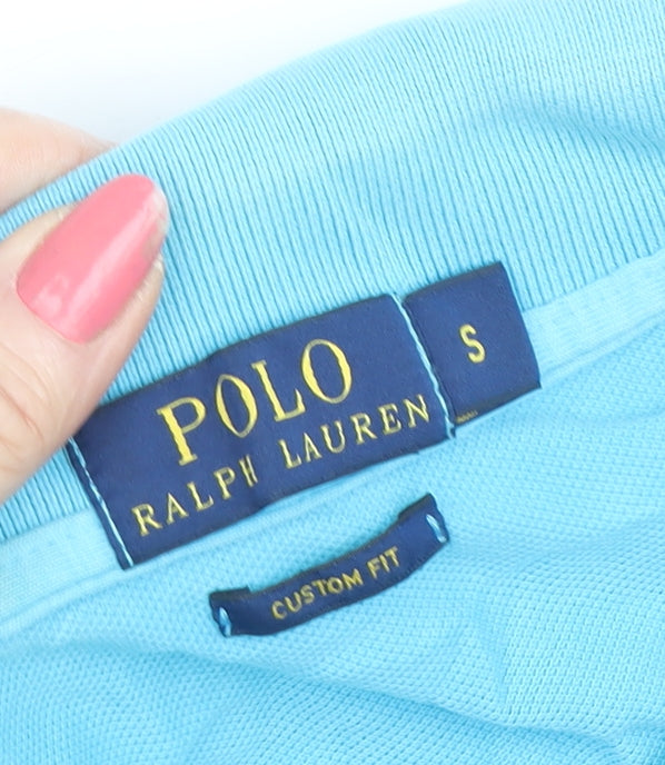 Ralph Lauren Men's Blue Polo Shirt Size S