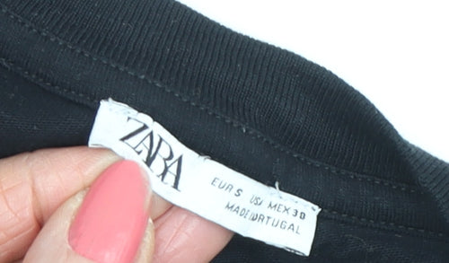 Zara Men’s Black Graphic Print T-Shirt S