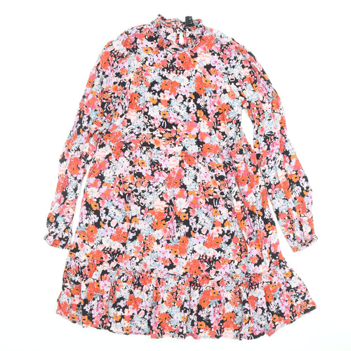 Vero Moda Women's Multicolour Floral A-Line Dress S