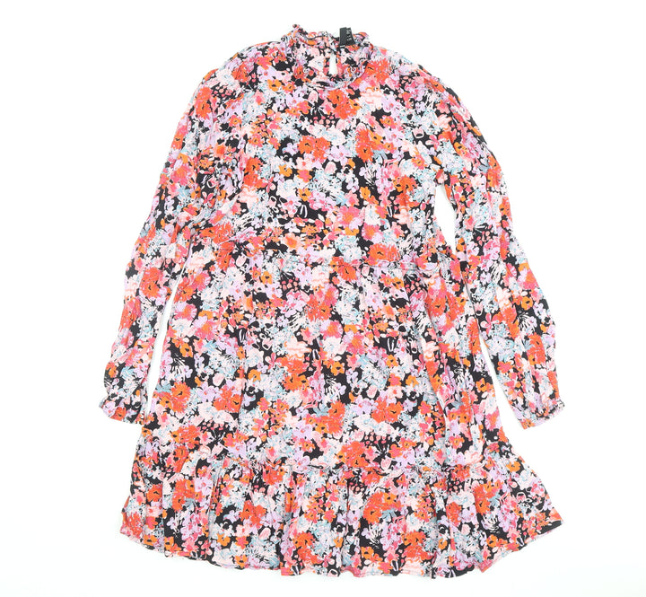 Vero Moda Women's Multicolour Floral A-Line Dress S