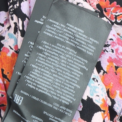 Vero Moda Women's Multicolour Floral A-Line Dress S