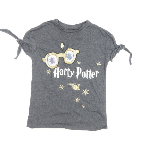 Harry Potter Girls Grey Graphic T-Shirt 12-13 Years