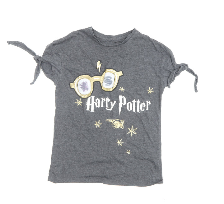 Harry Potter Girls Grey Graphic T-Shirt 12-13 Years