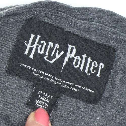 Harry Potter Girls Grey Graphic T-Shirt 12-13 Years