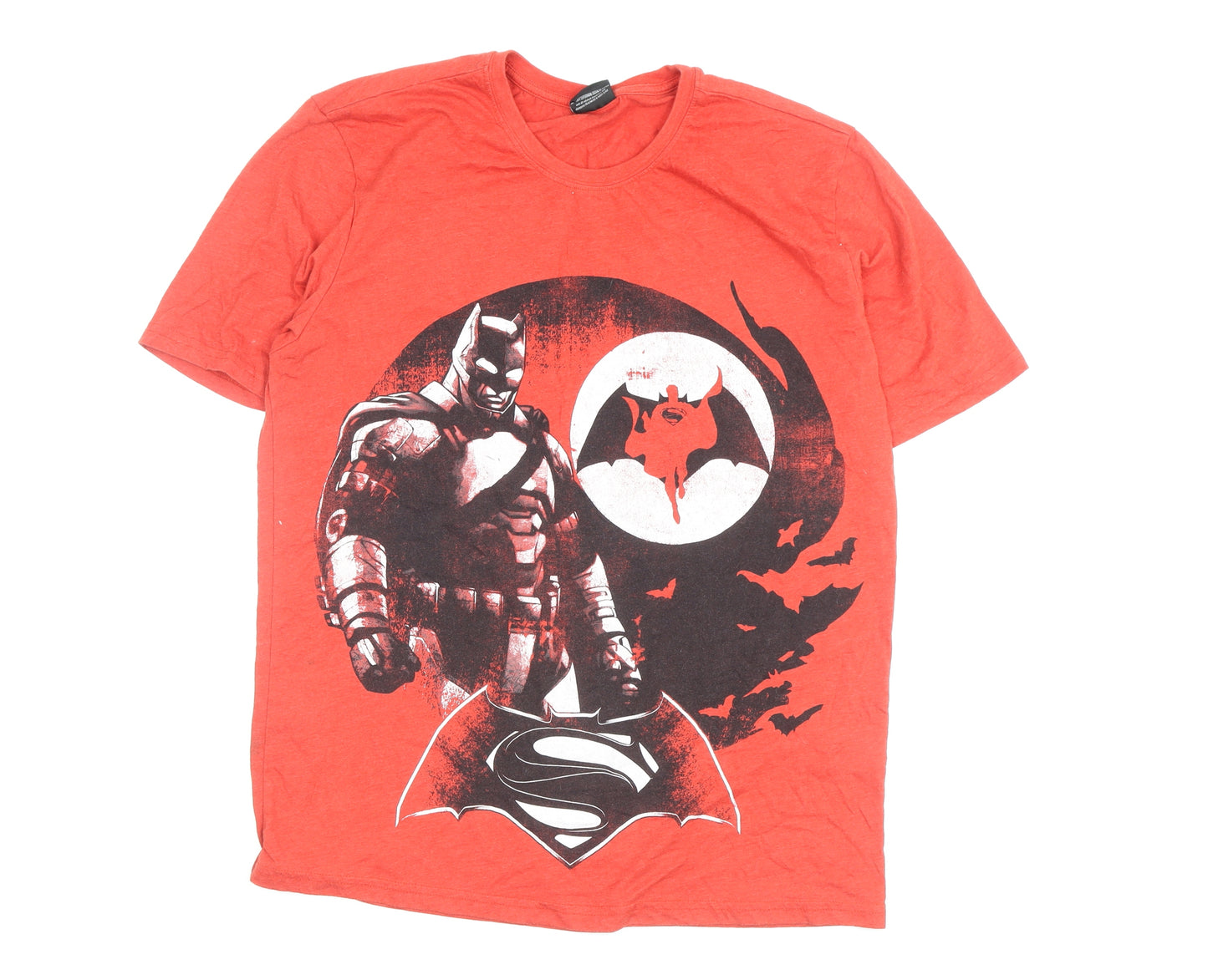 DC Universe Batman Men's Red 2XL Graphic T-Shirt
