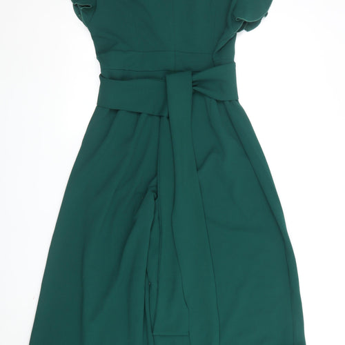 Knitee Green Women's Wide-Leg Jumpsuit Size 16-18