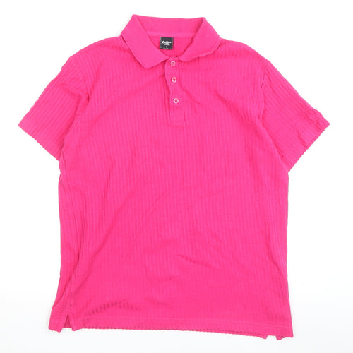 Cotton Traders Women's Pink Polo Shirt, Size S, Casual