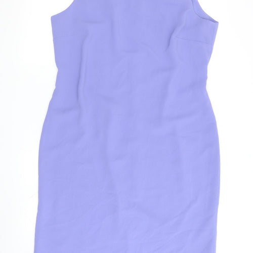 Studio I Women's Purple Sheath Dress Size 12