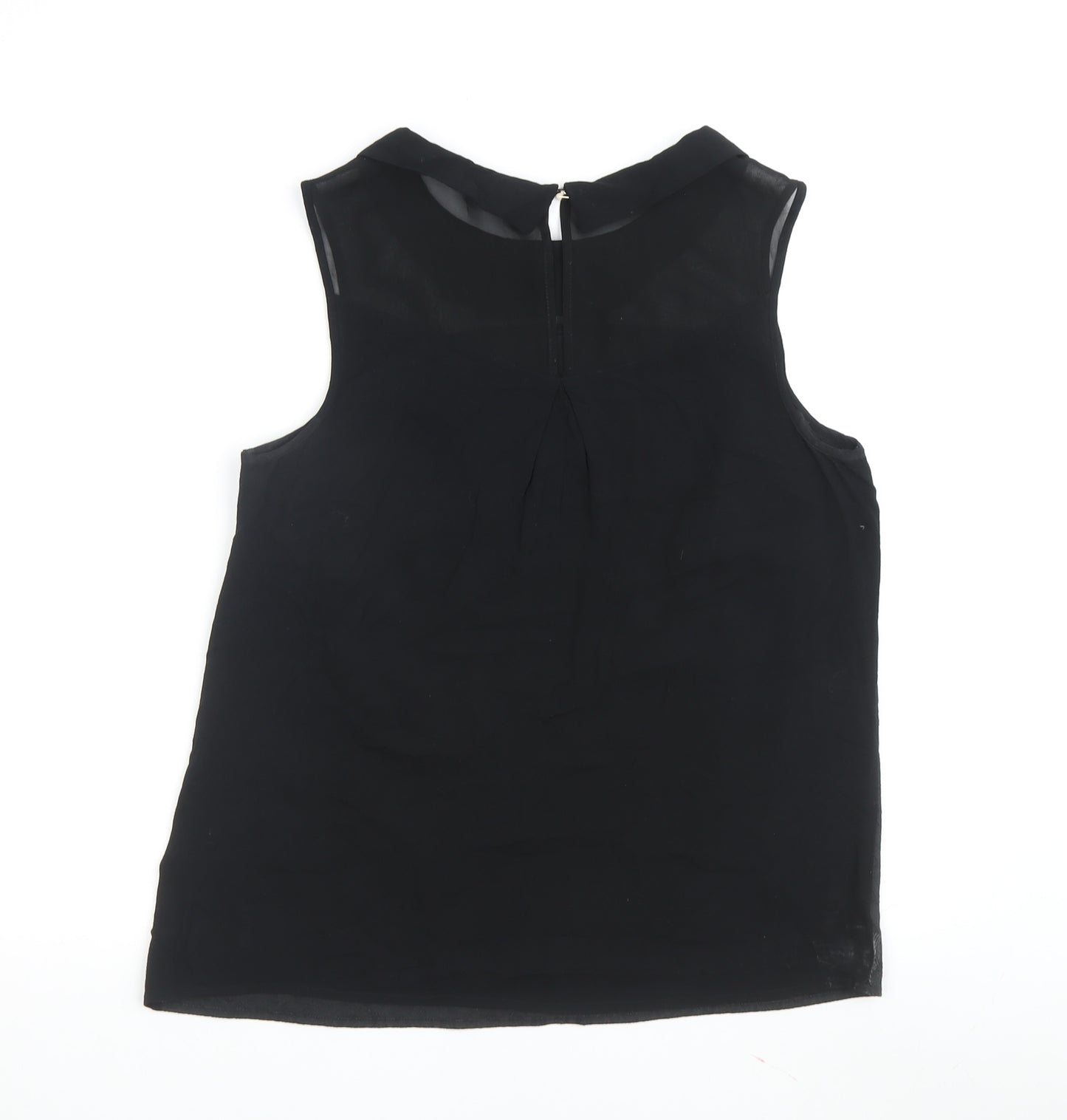 Oasis Women's Black Collared Blouse Size 12