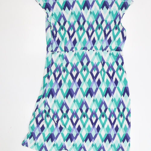 Principles Women's Geometric Viscose Cap Sleeve Dress