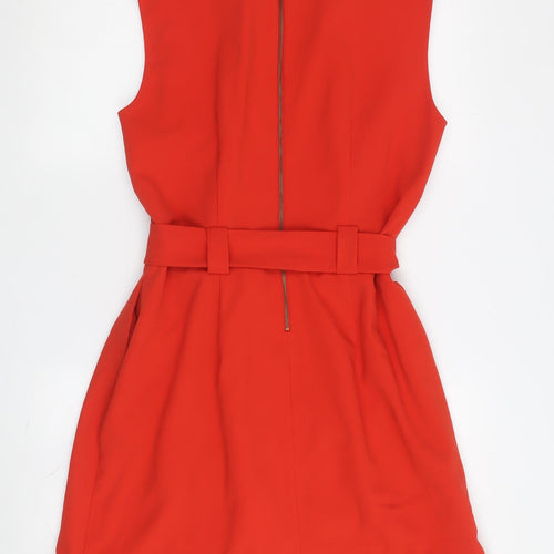 J by Jasper Conran Women's Red Shift Dress Size 14