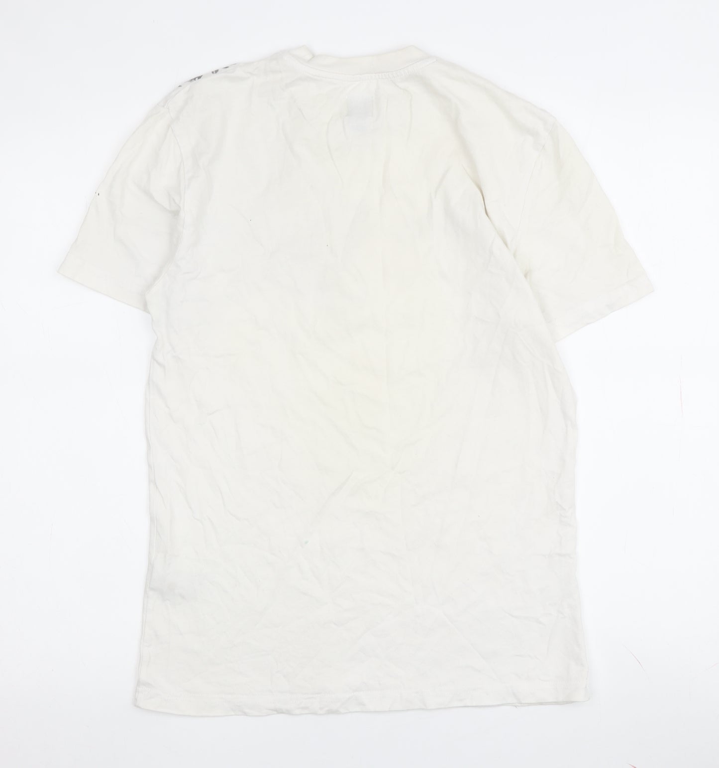 River Island White Floral T-Shirt, Size S, Unisex