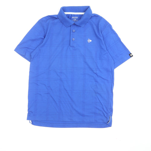 Dunlop Men's Blue Small Polo Shirt Short Sleeve