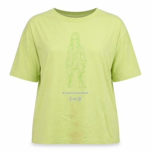 Uniqlo Green XS Graphic Tee Unisex Casual