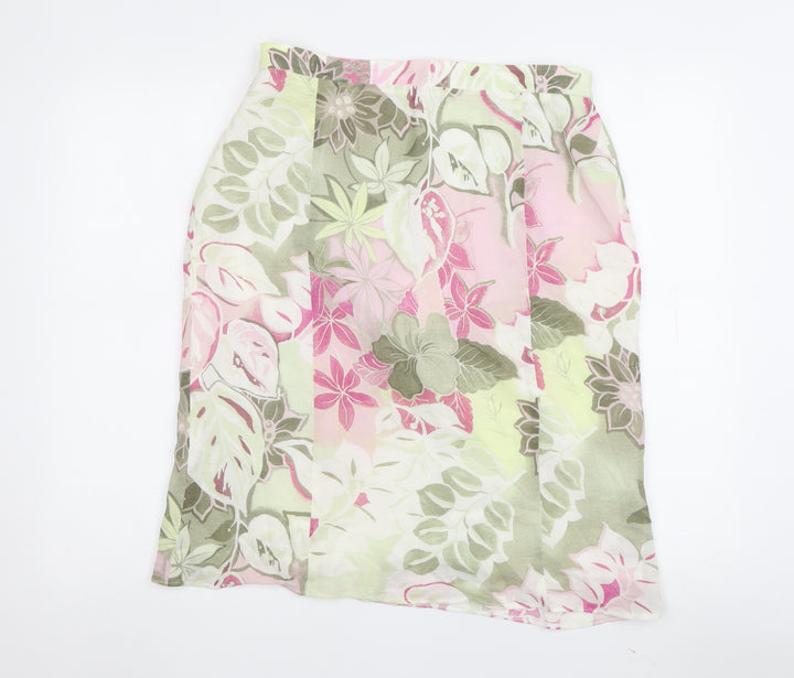Frankenwälder Women's Floral Midi Skirt, Size 12, Multicoloured
