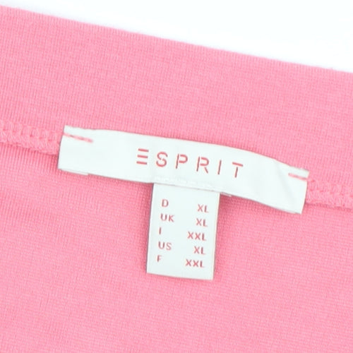 Esprit Women's Pink Flare Skirt XL - Casual Style