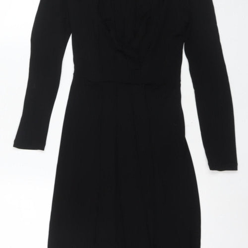 & Other Stories Women's Black Bodycon Midi Dress Size 8