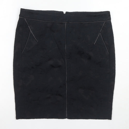 Zara Basic Women's Black Pencil Skirt Size 12