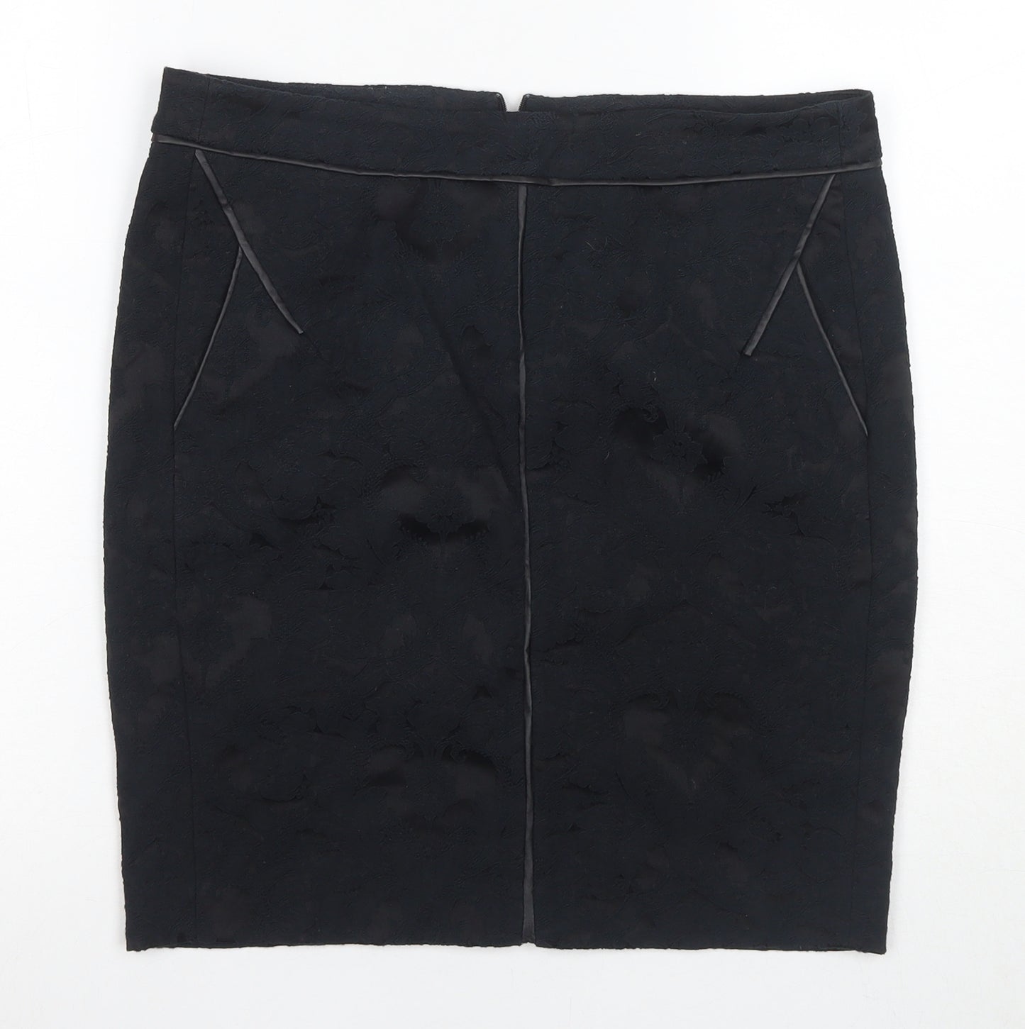 Zara Basic Women's Black Pencil Skirt Size 12