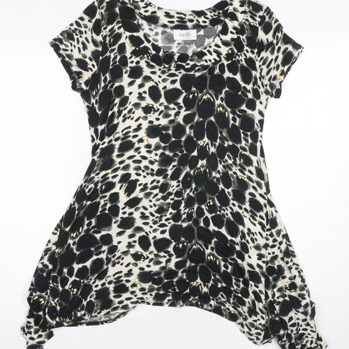 Wallis Womens Petite M Multicoloured Animal Print Dress