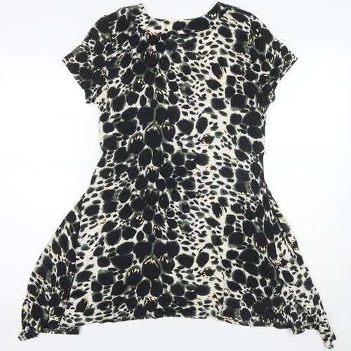 Wallis Womens Petite M Multicoloured Animal Print Dress